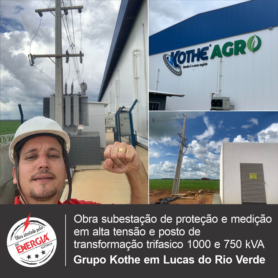 Obra atestada pela Dr. Energia Elétrica