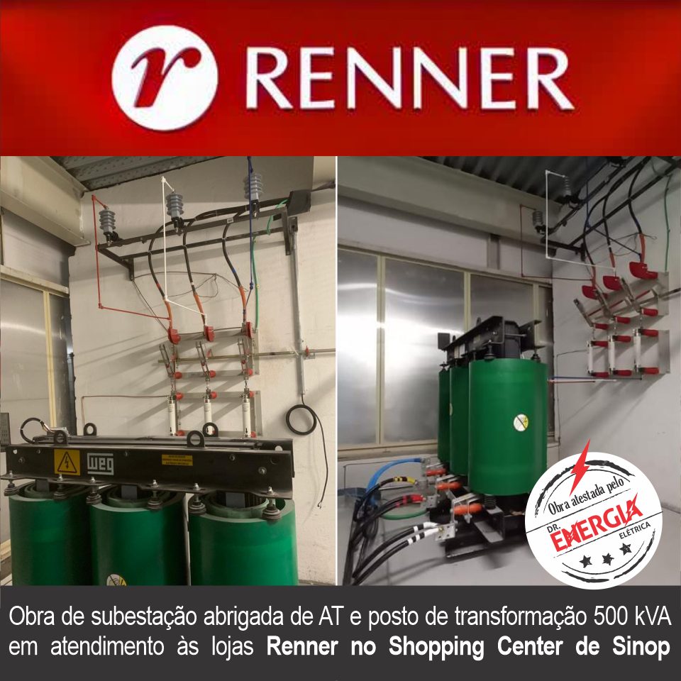 Obra atestada pela Dr. Energia Elétrica
