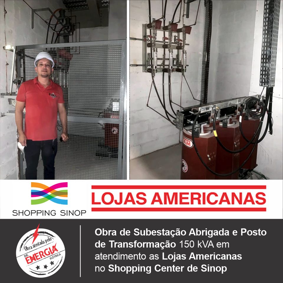 Obra atestada pela Dr. Energia Elétrica